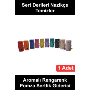 #TopukTaşı Ponza Topuk Taşı Tropikal Kokulu Renkli Ayak Bakımı Nasır ve Sert Deri Temizleyici Gözenekli Pedikür Aksesuarı İpli Askılı Ergonomik Tutuşlu Ev Spa Duş Banyo Ürünü Pürüzsüz Yumuşak Cilt