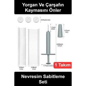 #NevresimSabitleme Seti Yorgan Kaydırmaz Aparat Tabancalı Çarşaf Pike Sabitleyici 400 Plastik Kılçık İp 40 Pul Yatak Örtüsü Perde Kumaş Tutturucu İğnesiz Klips Pratik Uygulama Kiti Ev Düzenleyici