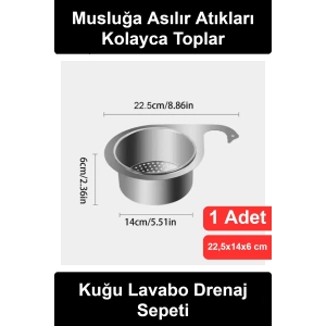 #DrenajSepeti Kuğu Tasarımlı Paslanmaz Çelik Lavabo Drenaj Sepeti Musluğa Asılabilir Mutfak Evye Süzgeci Yemek Artığı Atık Toplayıcı Delikli Tıkanma Önleyici Gider Filtresi Kolay Temizlenir