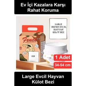#KöpekBezi Large Beden Köpek Bezi Ultra Emici Hızlı Kuruyan Evcil Hayvan Külotu Cırt Cırtlı Ayarlanabilir Elastik Bantlı Nefes Alabilir Sızdırmaz Pet Hijyenik Büyük Irk Yaşlı İdrar Kaçırma 10-20 Kg