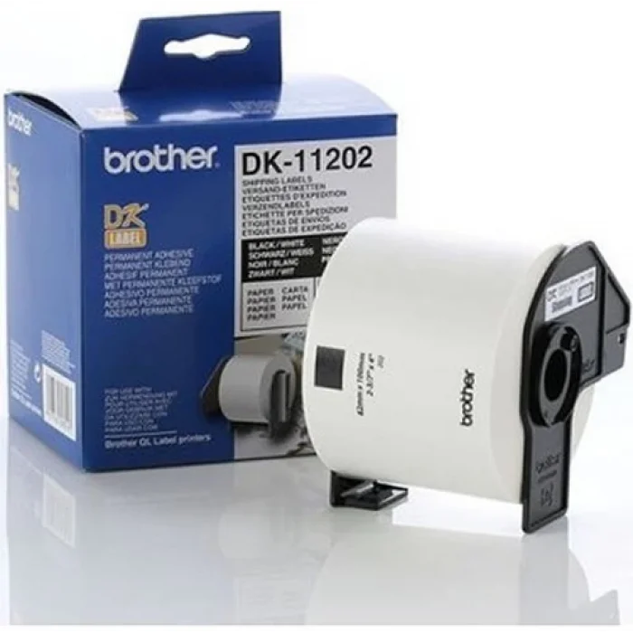 Brother P-Touch Dk-11202 Dk Eti̇ket Gönderi̇ Eti̇keti̇ 62Mm X 100Mm 300 Adet