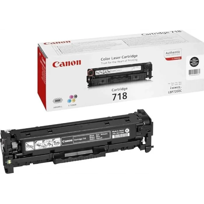 CANON 2662B002 CRG-718BK SİYAH TONER 3.400 SAYFA / MF8300