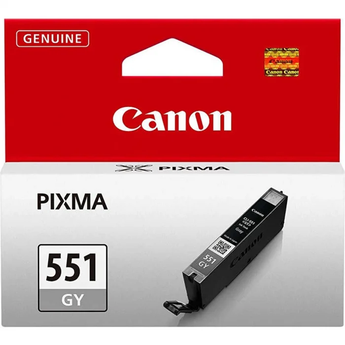 Canon 6512B001 CLI-551GY Gri Mürekkep Kartuş