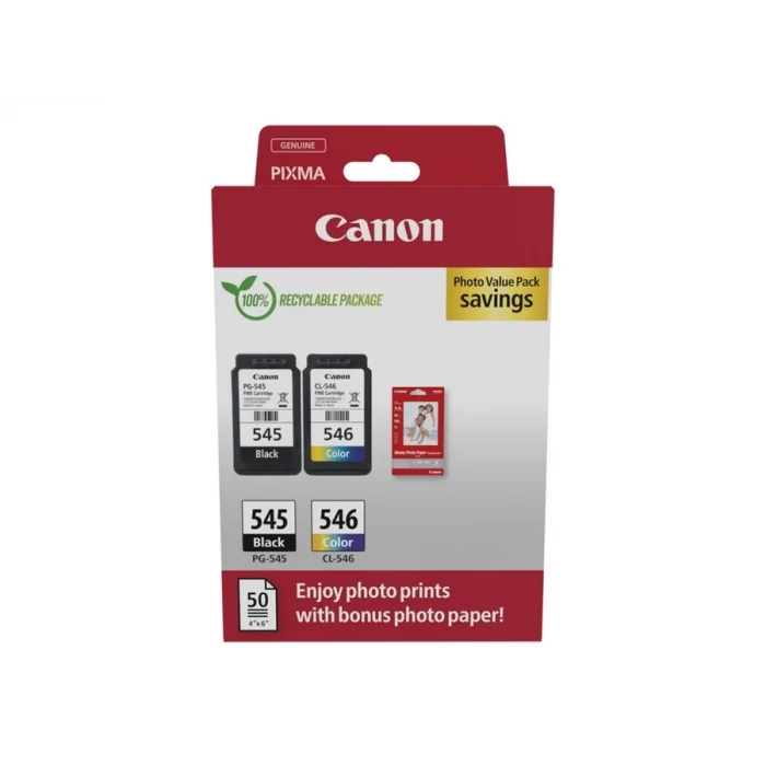 Canon 8287B008 PG-545/CL-546 Multipack Kartuş (Kağıt Hediyeli)