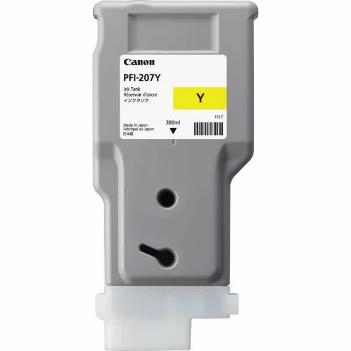Canon 8792B001 PFI-207Y Yellow Kartuş (300 ML)IPF 680/IPF 685/IPF 780/IPF 785