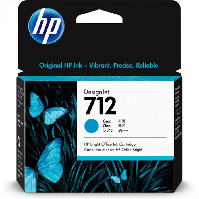 HP 3ED67A (712) MAVI 29 ML GENIS FORMAT MUREKKEP KARTUSU