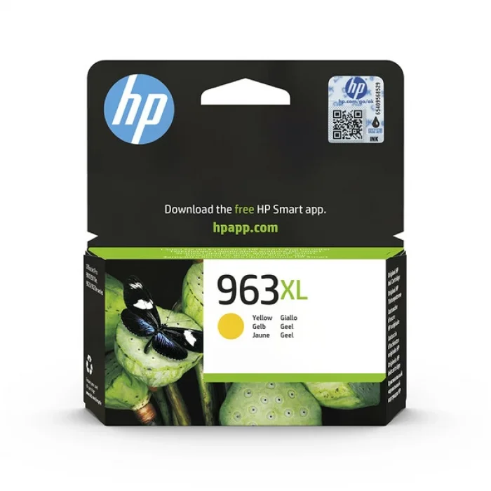 HP 3JA29AE (963XL) YUKSEK KAPASITE SARI MUREKKEP KARTUS 1600 SAYFA