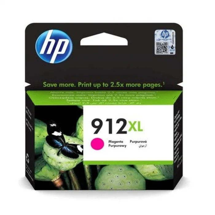 HP 3YL82AE (912XL) YUKSEK KAPASITE MAGENTA MUREKKEP KARTUS 825 SAYFA