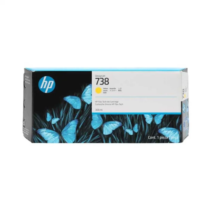 HP 676M8A (738) 300 ML YELLOW DESIGNJET INK CARTRIDGE