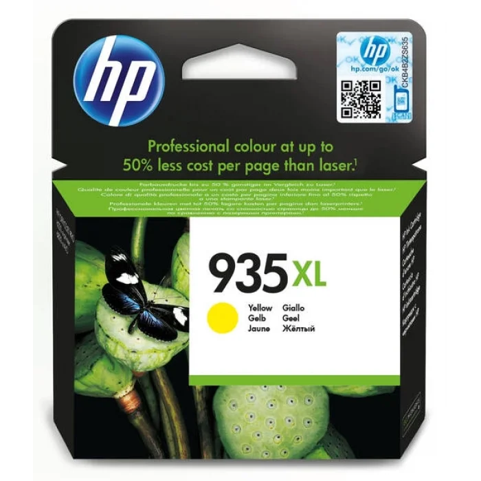 HP C2P26AE (935XL) SARI YUKSEK KAPASITELI MUREKKEP KARTUSU 825 SAYFA
