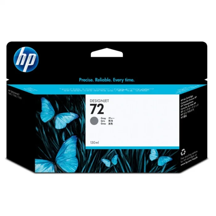 HP C9374A (72) GRI 130 ML GENIS FORMAT MUREKKEP KARTUSU
