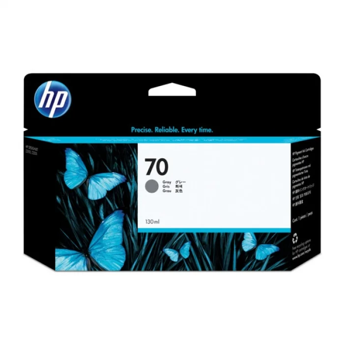 HP C9450A (70) GRI 130 ML GENIS FORMAT MUREKKEP KARTUSU