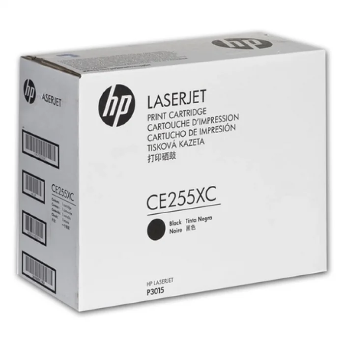 HP CE255XC (55X) SIYAH TAAHHUTLU YUKSEK KAPASITELI TONER 12.000 SAYFA