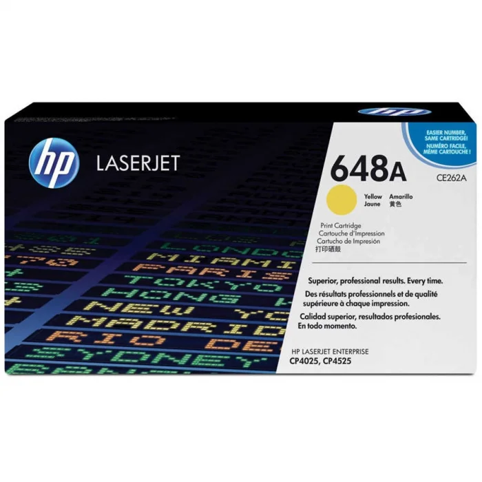 HP CE262A (648A) SARI TONER 11.000 SAYFA