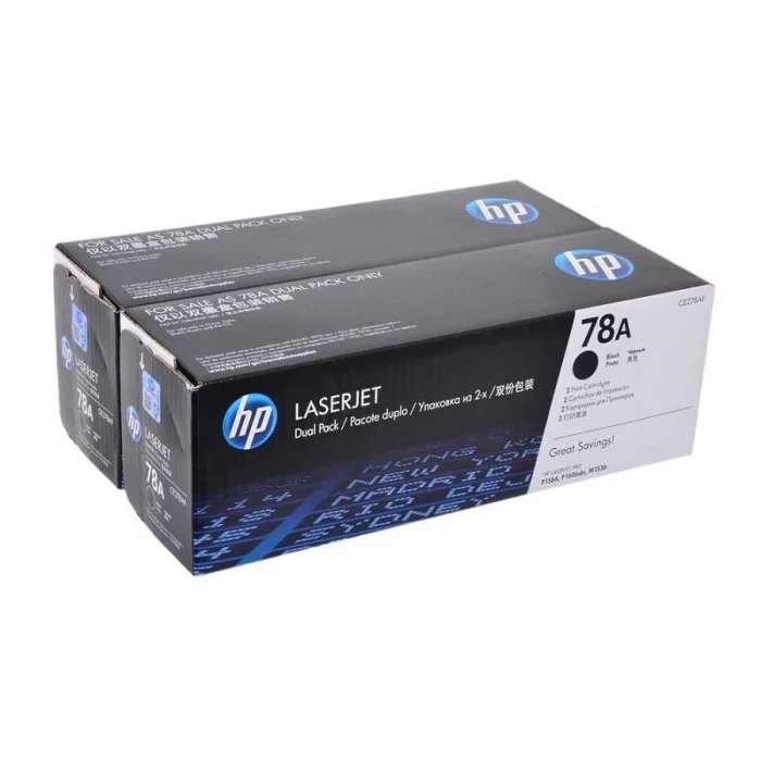 HP CE278AF (78A) SIYAH 2 LI PAKET TONER 2.100 SAYFA