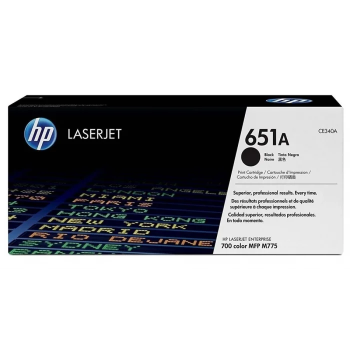 HP CE340A (651A) SIYAH TONER 13.000 SAYFA