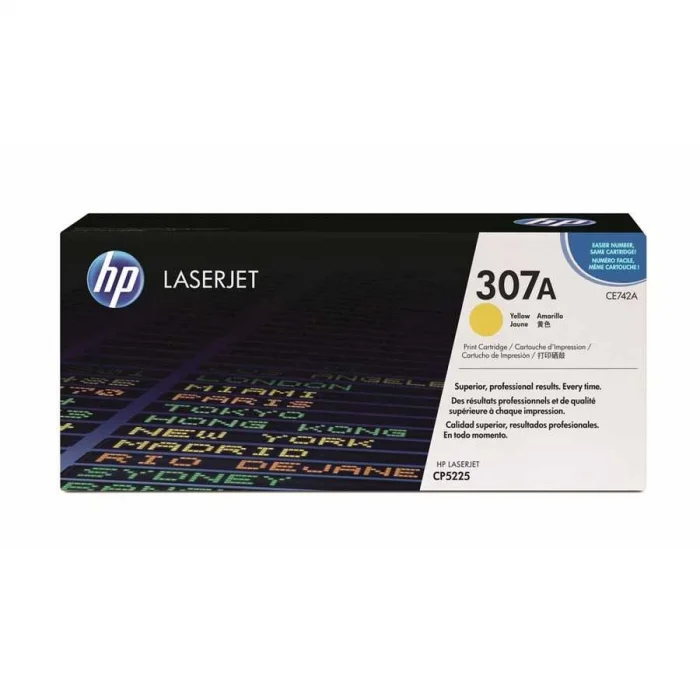 HP CE742A (307A) SARI TONER 7.300 SAYFA