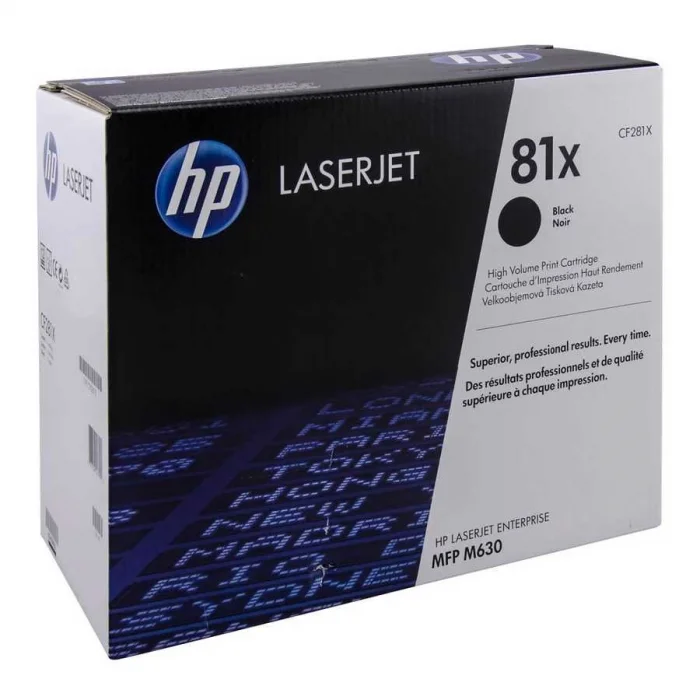 HP CF281X (81X) SIYAH YUKSEK KAPASITELI TONER 25.000 SAYFA