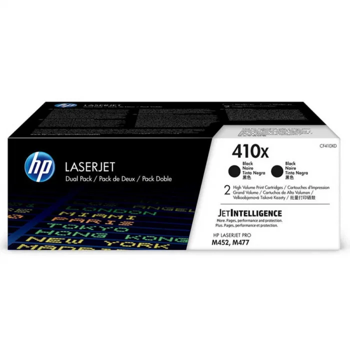 HP CF410XD (410X) SIYAH 2LI YUKSEK KAPASITELI TONER 6.500 SAYFA