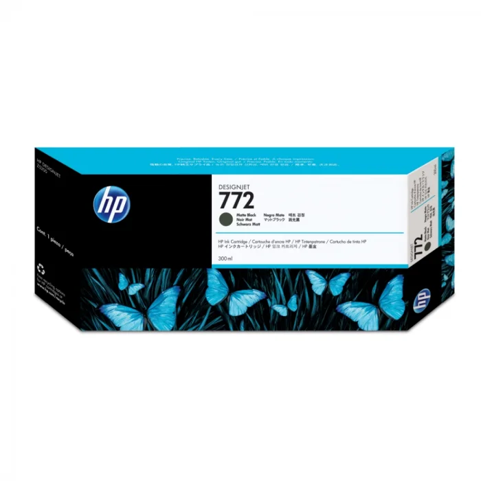 HP CN635A (772) MAT SIYAH 300 ML GENIS FORMAT MUREKKEP KARTUSU