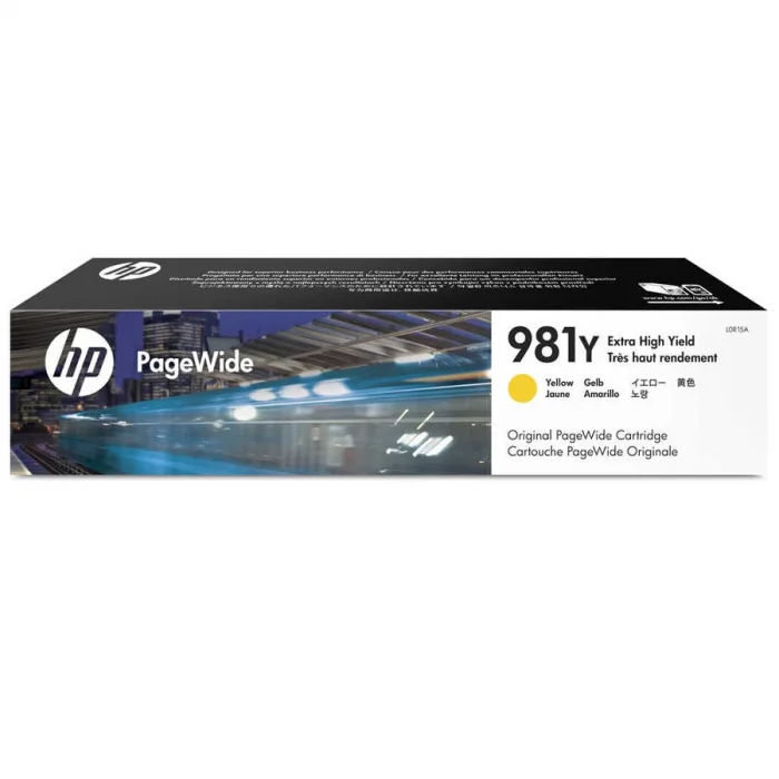HP L0R15A (981Y) SARI EKSTRA YUKSEK KAPASITELI PAGEWIDE MUREKKEP KARTUSU 16.000 SAYFA