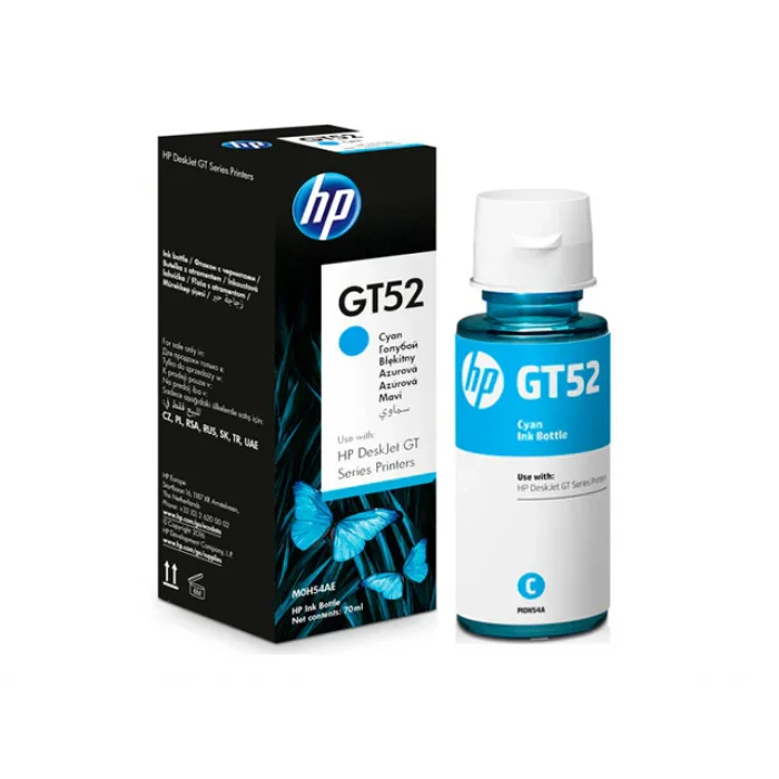 HP M0H54AE (GT52) CYAN ŞİŞE MUREKKEP KARTUSU 8.000 SAYFA