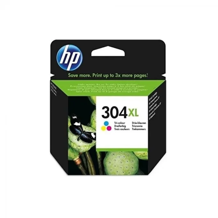 HP N9K07AE (304XL) ÜÇ RENKLI MUREKKEP KARTUS 300 SAYFA