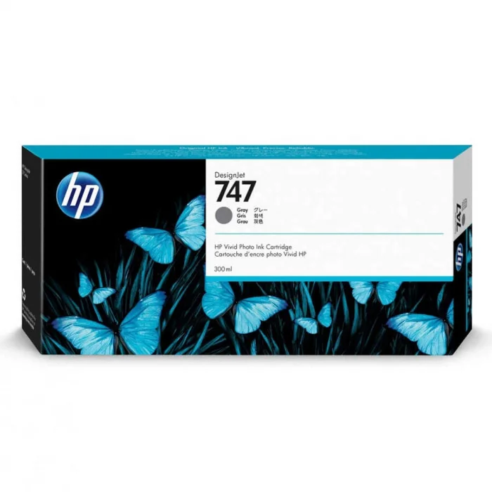 HP P2V86A (747) 300 ML GRI GENIS FORMAT MUREKKEP KARTUS