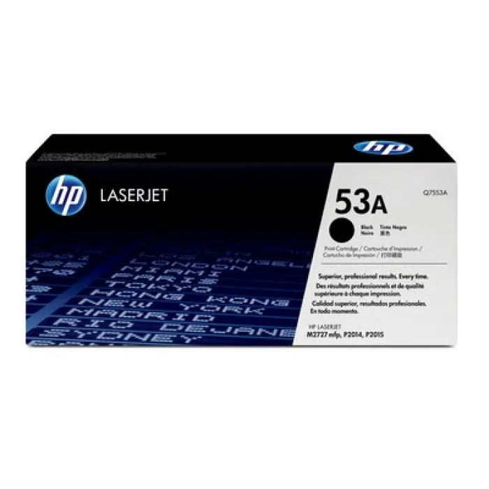 HP Q7553A (53A) SIYAH TONER 3.000 SAYFA
