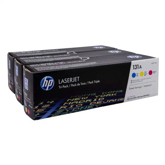 HP U0SL1AM (131A) CAMGOBEGI/MACENTA/SARI 3LU PAKET TONER 1.800 SAYFA
