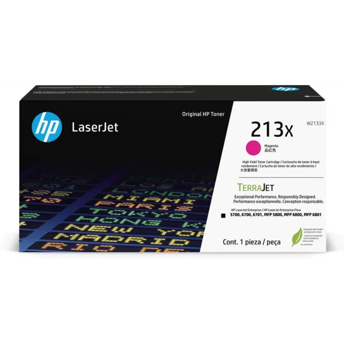 HP W2133X (213X) KIRMIZI TONER 6000 SAYFA