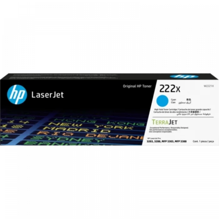 HP W2221X (222X) CAMGOBEGI YUKSEK KAPASİTELİ LASERJET TONER 2.500 SAYFA