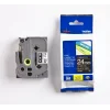 BROTHER P-TOUCH TZE-355 TZE-TAPE 24 MM SİYAH ÜZERİNE BEYAZ LAMİNASYONLU ETİKET