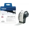 Brother P-Touch Dk-22214 Dk Eti̇ket Sürekli̇ 12Mm X 30.48M Beyaz Üzeri̇ Si̇yah Eti̇ket