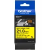 Brother P-Touch HSE-651E - Isı İle Daralan Makaron Sarı Üzerine Siyah 21 MM