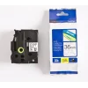 BROTHER P-TOUCH TZE-161 TZE-TAPE 36 MM ŞEFFAF ÜZERİNE SİYAH LAMİNASYONLU ETİKET