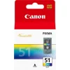 Canon 0618B001 CL-51 Mavi/Kırmızı/Sarı Kartuş 7ML
