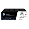 HP CF253XM (201X) CAMGOBEGI/MACENTA/SARI 3LU YUKSEK KAPASITELI TONER 2.300 SAYFA