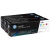 HP CF371AM (128A) CAMGOBEGI/MACENTA/SARI 3 LU PAKET TONER 1.300 SAYFA