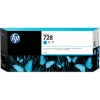 HP F9K17A (728) CYAN 300 ML GENIS FORMAT MUREKKEP KARTUSU