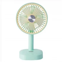 Everest EFN-510 Yeşil- Sarı 1200mAh 5 İnç 3 Hız Kademeli Dönebilen Masaüstü Usb Fan