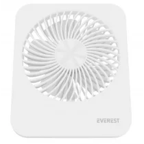 Everest EFN-601 Beyaz 2000mAh 4 Kademeli 4000RPM Hız Metal Ayak Masaüstü Usb Fan