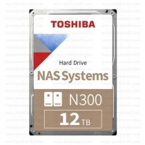 Toshiba 12TB N300 7200RPM 512MB Cache Sata 3 HDWG51CUZSVA NAS Disk