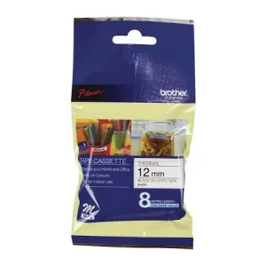 Brother P-Touch M-K231 M-Tape 12Mm Beyaz Üzeri̇ne Si̇yah Kağit Eti̇ket