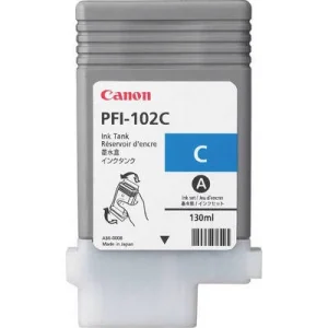 Canon 0896B001 PFI-102C Mavi Kartuş (130 ML)LP17/LP24 /IPF 500/IPF 510/IPF 600/IPF 605/IPF 610/IPF 650/IPF 655/IPF 700/IPF 710/IPF 720/IPF 750/IPF 755/IPF 760/IPF 765