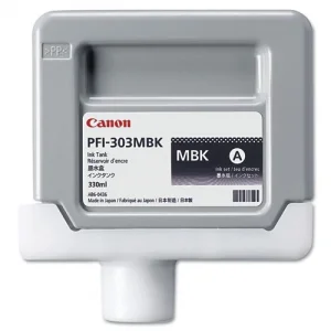 Canon 2957B001 PFI-303MBK Mat Siyah Kartuş (330 ML)IPF 810/IPF 815/IPF 820/IPF 825