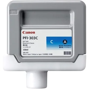 Canon 2959B001 PFI-303C Cyan Kartuş (330 ML)IPF 810/IPF 815/IPF 820/IPF 825