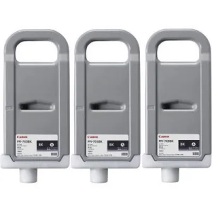 Canon 2963B003 PFI-703BK (3LU) Siyah Kartuş (700 ML X 3)IPF 810/IPF 815/IPF 820/IPF 825
