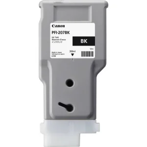 Canon 8789B001 PFI-207 BK Siyah Kartuş (300 ML) IPF 680/IPF 685/IPF 780/IPF 785