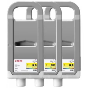 Canon 9824B003 PFI-707Y (3LÜ) Sarı Kartuş (700 ML x 3)IPF 830/IPF 840/IPF 850
